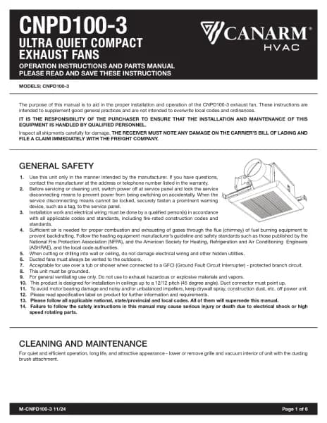 Canarm CNPD100-3