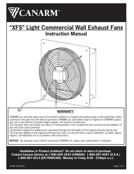 Canarm XFS24