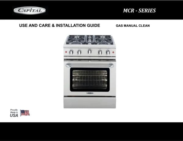 Capital Classic Chef MCR302