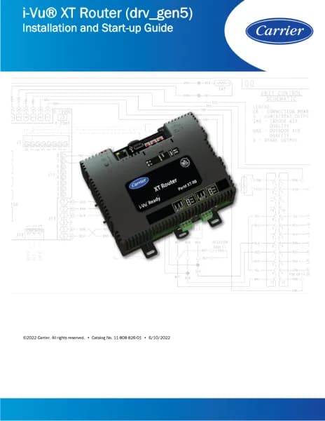 Carrier i-Vu Ready XT-RB