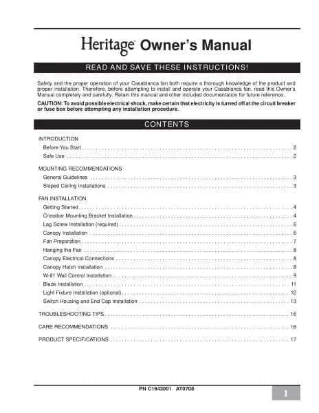 Casablanca Heritage 59527