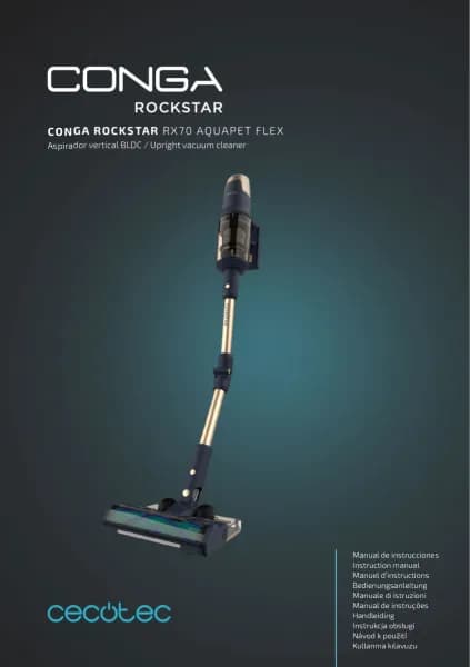 Cecotec Conga Rockstar RX70 AquaPet Flex