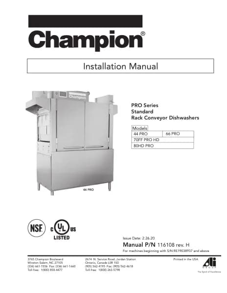 Champion 80HD PRO