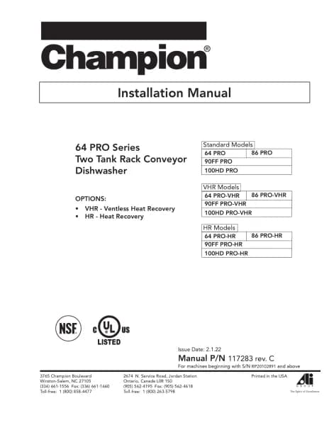 Champion 86 PRO