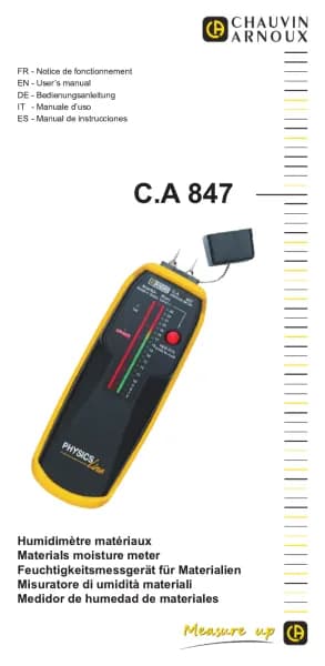 Chauvin Arnoux C.A 847