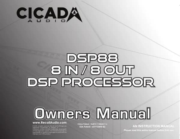 Cicada Audio DSP88V2