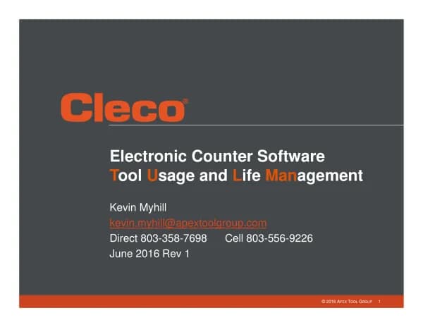 Cleco TULMan 240461PT