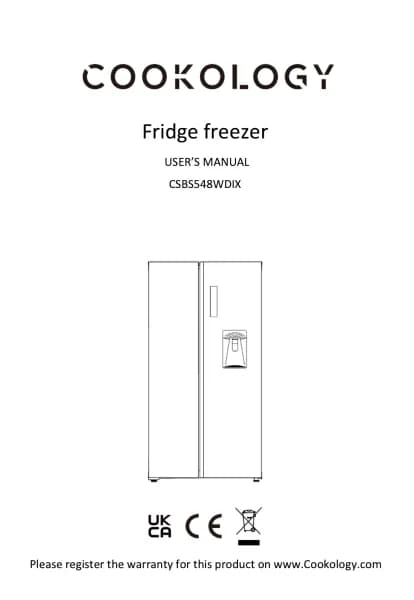 Cookology CSBS548WDIX