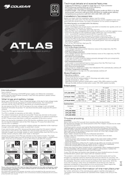 Cougar ATLAS 650