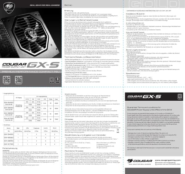 Cougar GX-S