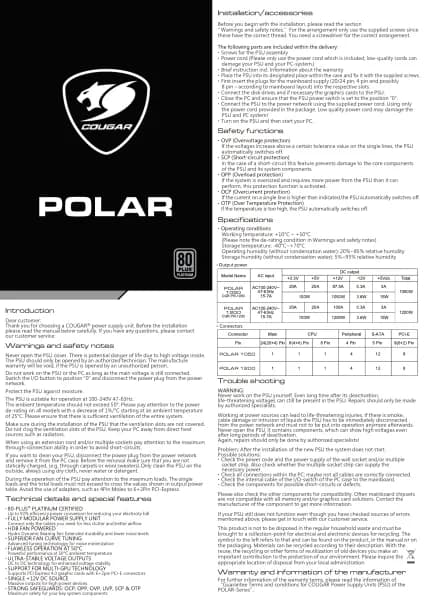 Cougar POLAR