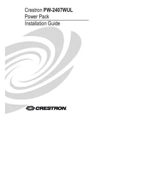 Crestron PW-2407WUL
