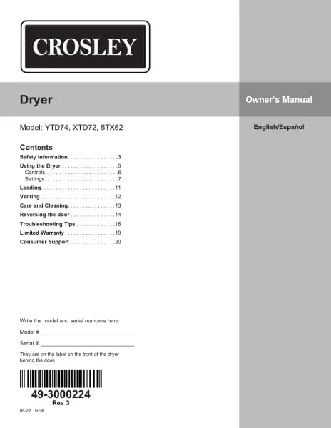 Crosley G9STWW