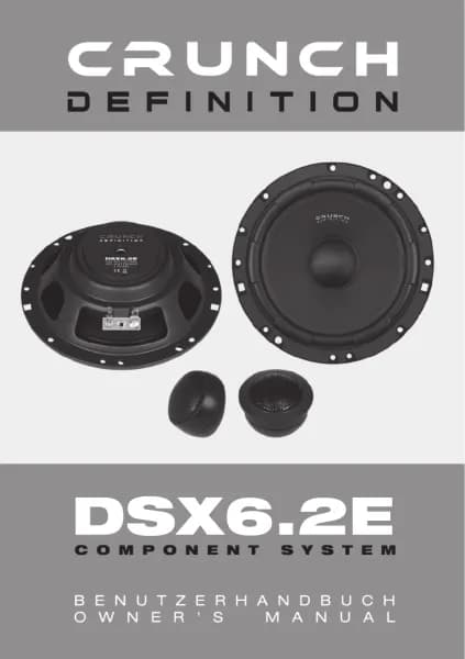 Crunch DSX6.2E