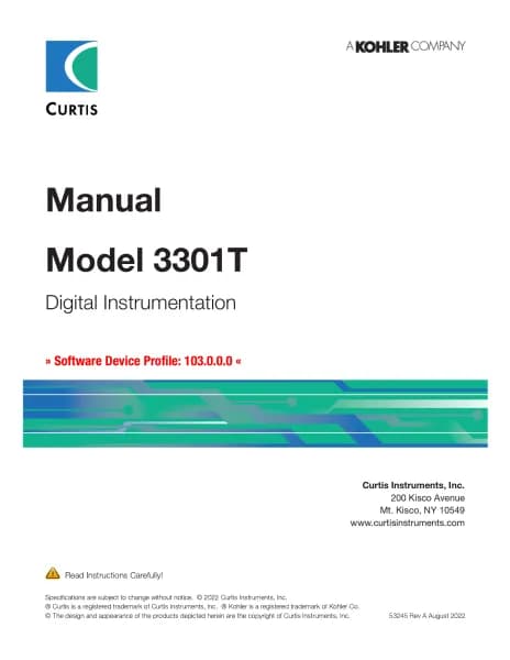 Curtis 3301T