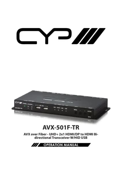 CYP AVX-501F-TR