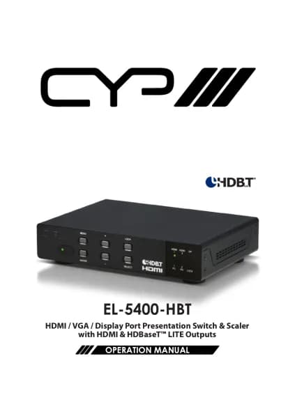 CYP EL-5400-HBT