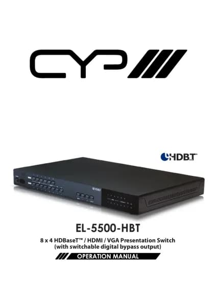 CYP EL-5500-HBT