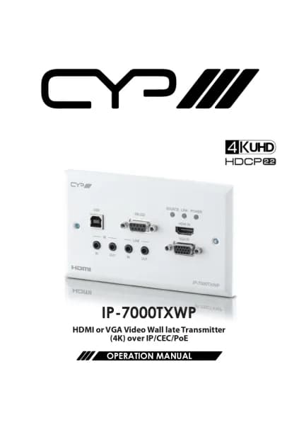 CYP IP-7000TXWP