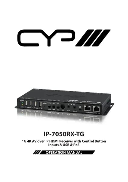 CYP IP-7050RX-TG