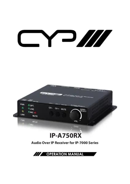 CYP IP-A750RX