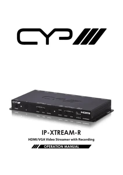CYP IP-XTREAM-R