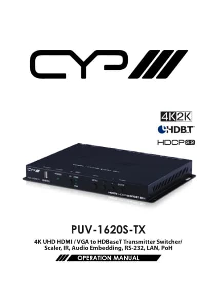 CYP PUV-1620S-TX