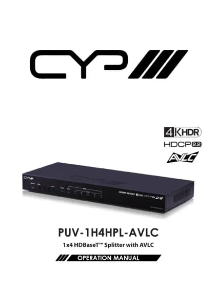 CYP PUV-1H4HPL-AVLC