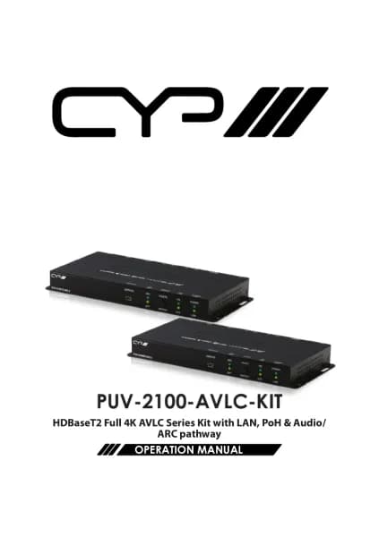 CYP PUV-2100-AVLC-KIT
