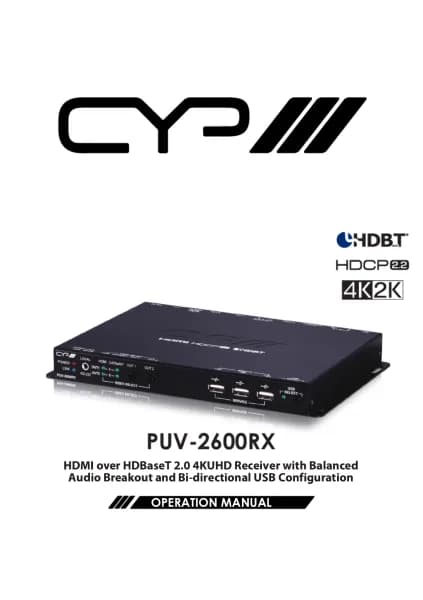 CYP PUV-2600RX