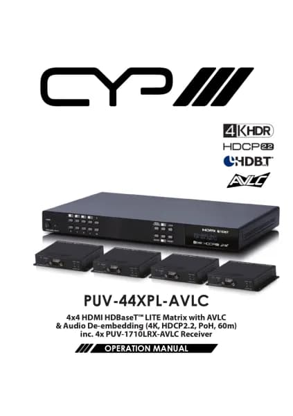 CYP PUV-44XPL-AVLC