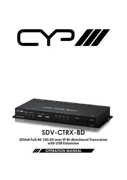 CYP SDV-CTRX-BD