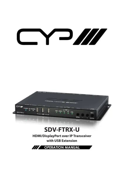 CYP SDV-FTRX-U