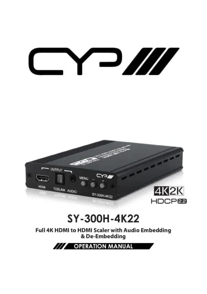 CYP SY-300H-4K22