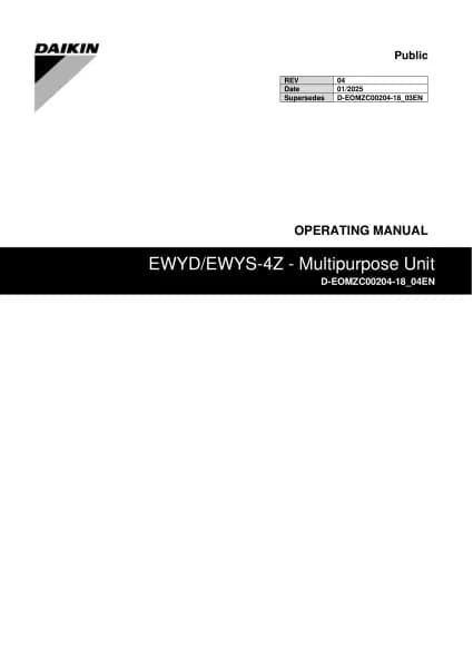 Daikin EWYS5004Z