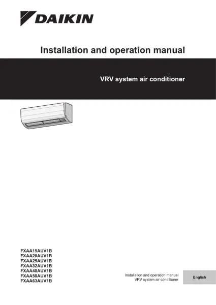 Daikin FXAA15AUV1B