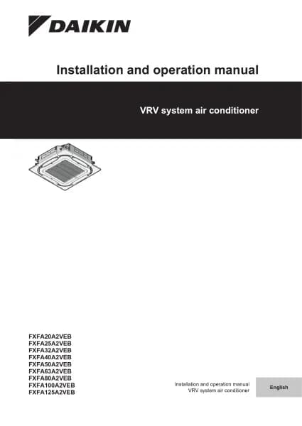 Daikin FXFA100AVEB (Preliminary)