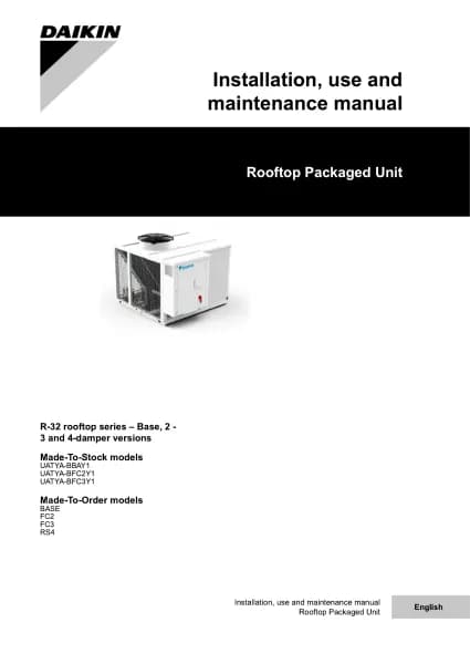 Daikin UATYA BRS4