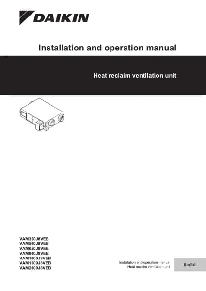 Daikin VAM500J8VEB