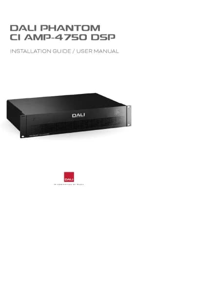 Dali Phantom CI AMP-4750 DSP