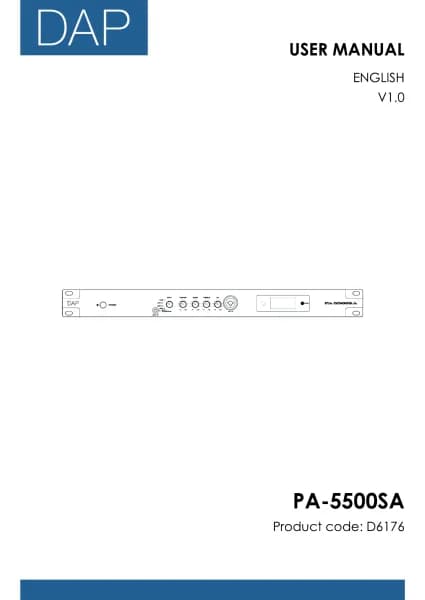 DAP Audio PA-5500SA