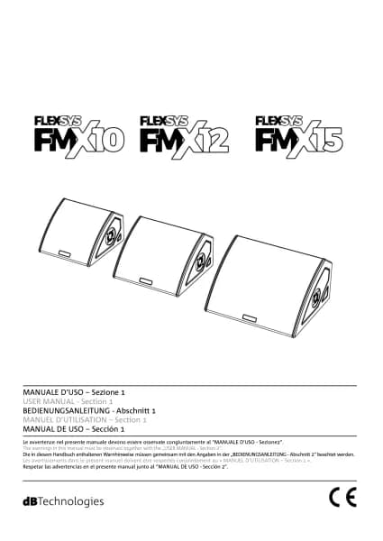 DB Technologies Flexsys FMX12