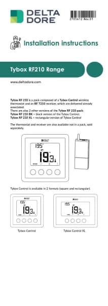 Delta Dore Tybox RF 210 XL