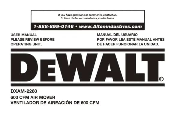 DeWalt DXAM-2260