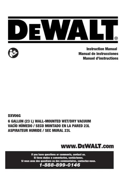 DeWalt DXV06G