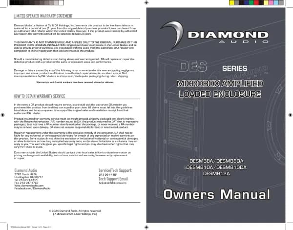 Diamond Audio DESMB12A