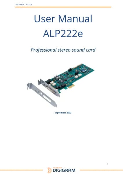 Digigram ALP222e-MIC
