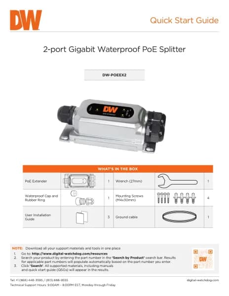 Digital Watchdog DW-POEEX2