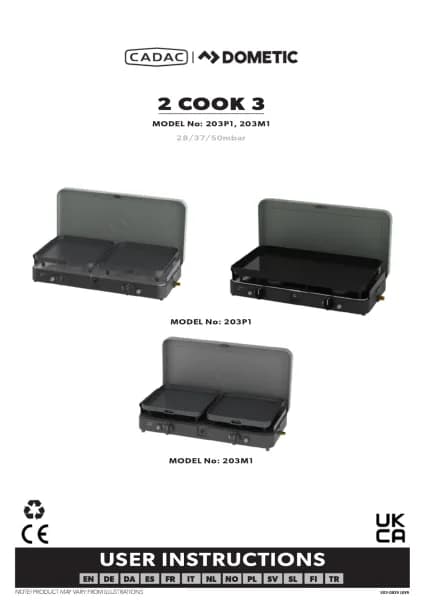 Dometic Cadac 2Cook3 Pro Deluxe