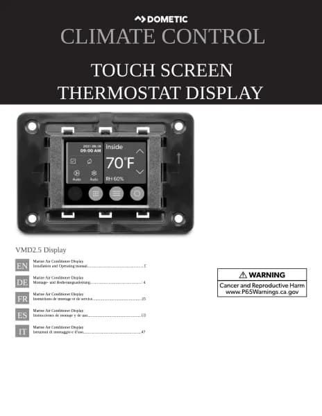 Dometic VMD 2.5 Display
